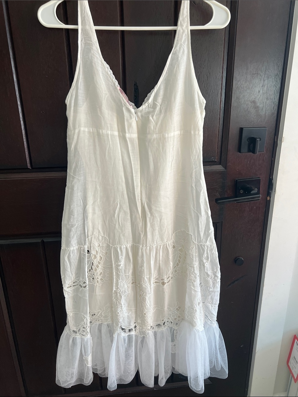 Rebecca Taylor Cream Lace Tiered Maxi Skirt - Picture 3 of 9